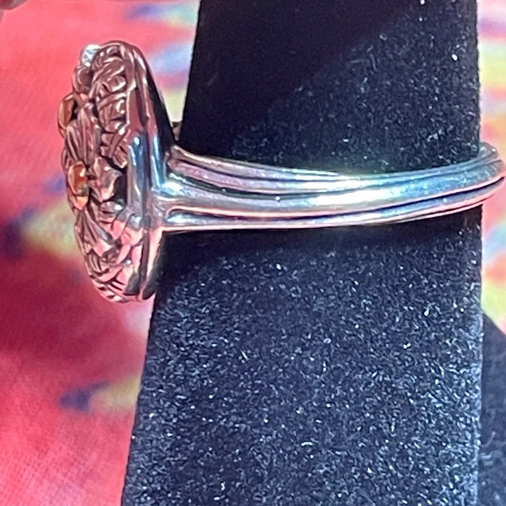 Stephen Dweck Elyse Flowers Ring 925 & 14K - Picture 4 of 11
